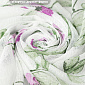 А21702 С2 Вуаль Лен Печать Белая+розовые цветы , фото 6