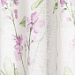 А21702 С2 Вуаль Лен Печать Белая+розовые цветы , фото 8
